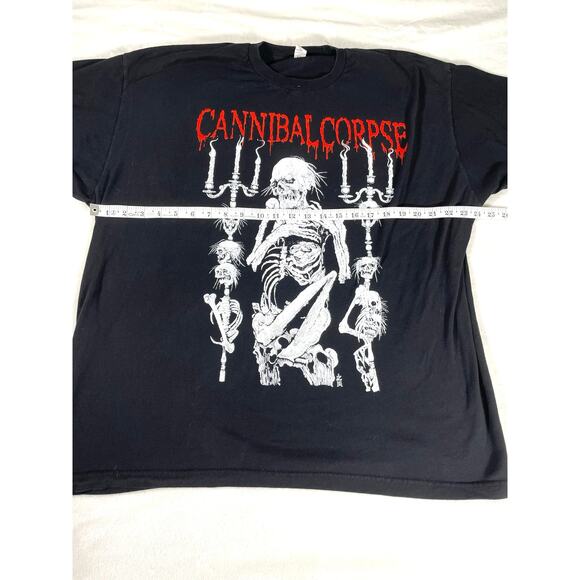 Cannibal Corpse Skeleton Graphic Tee Black Tultex XXL - Picture 3 of 6
